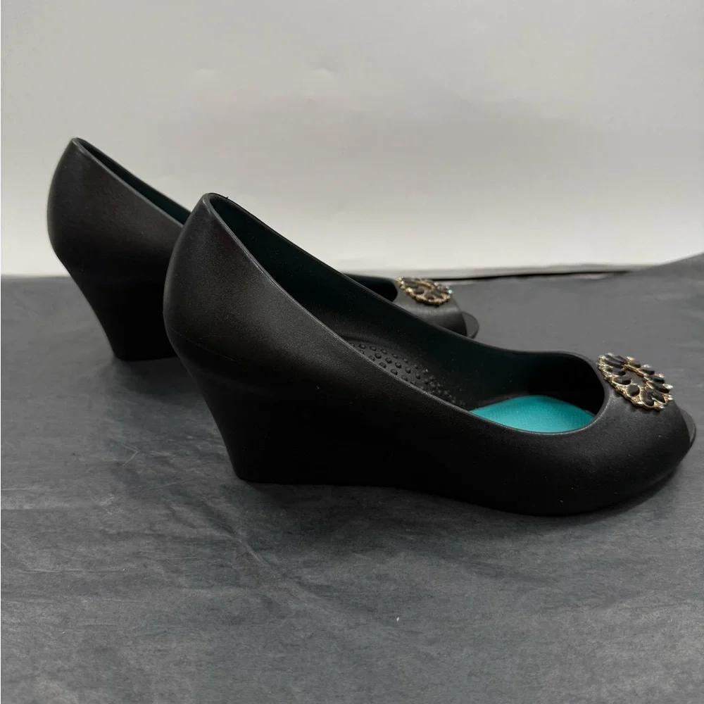 EUC Oka-B Black Jessica Wedges - Picture 7 of 12